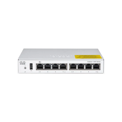 Cisco C1200-8T-D Catalyst 1200 8-poorts Gigabit beheerde switch voor kleine zakelijke netwerken