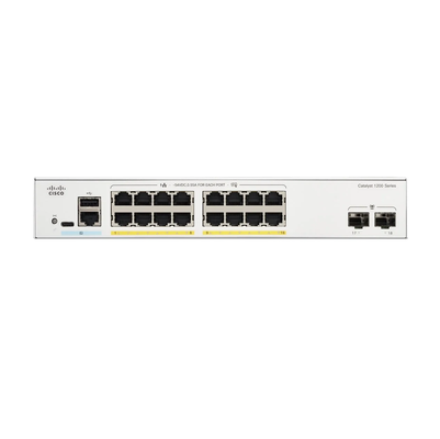 Cisco C1200-16P-2G 16-poorts PoE+ Gigabit beheerde switch