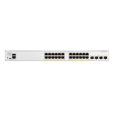 Cisco C1200-24FP-4X Catalyst 1200 24-Port PoE+ Switch met 4x 10G SFP+ Uplinks